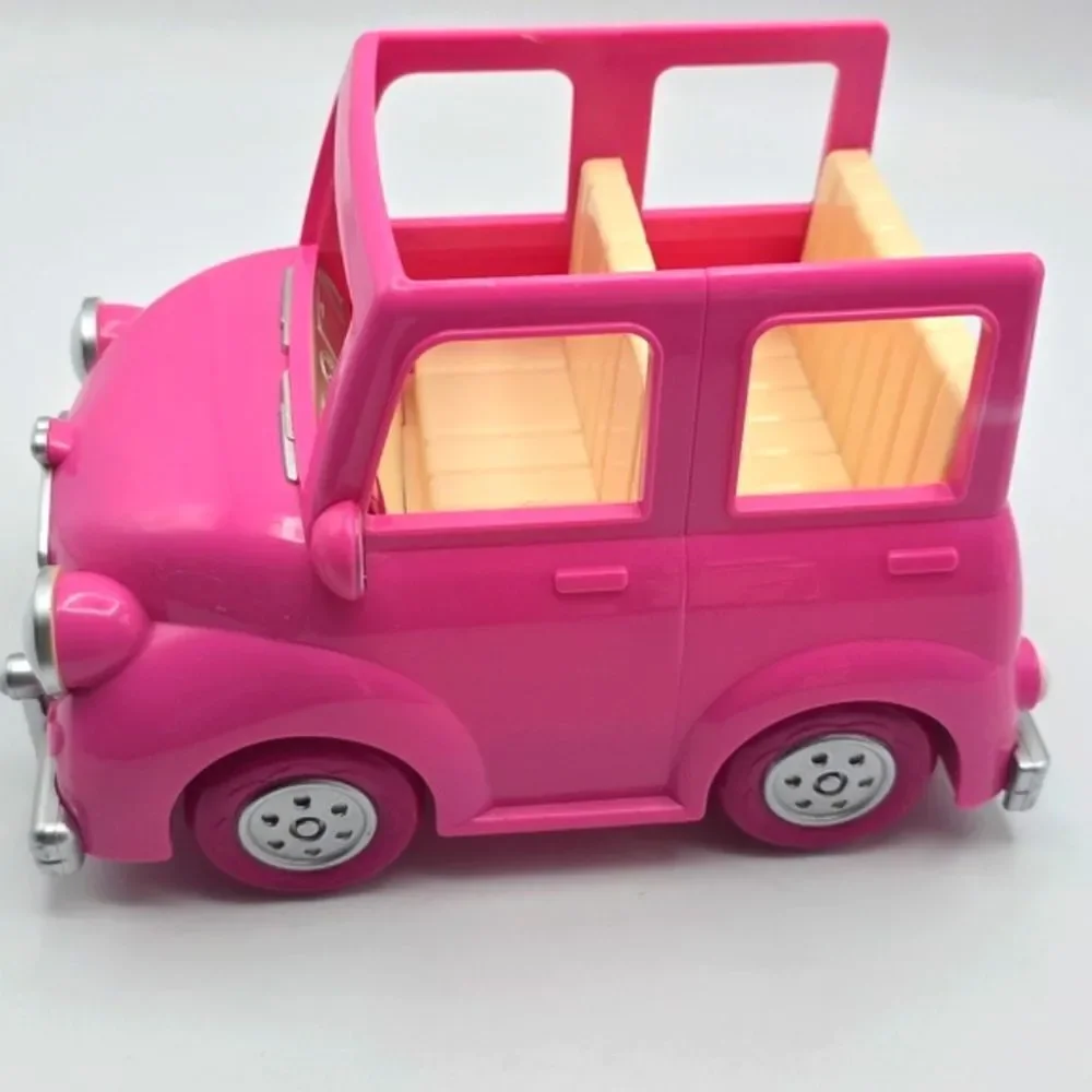 Li'l Woodzeez Pink Happy CAMP3R Breezy Buggy Car Toy